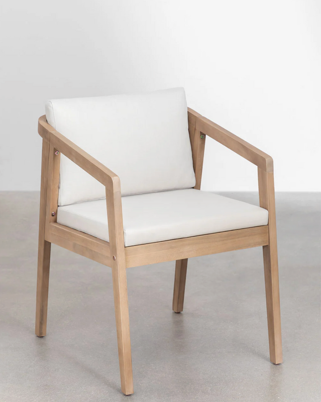 Acacia Dining Table Set 180 × 90 cm with 6 Chairs – Kaela