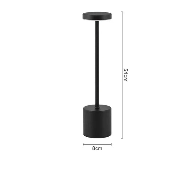 LED Rechargeable Table Lamp with Touch Control – Arka