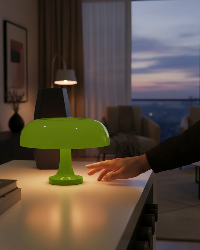 LED Mushroom Table Lamp with Touch Control