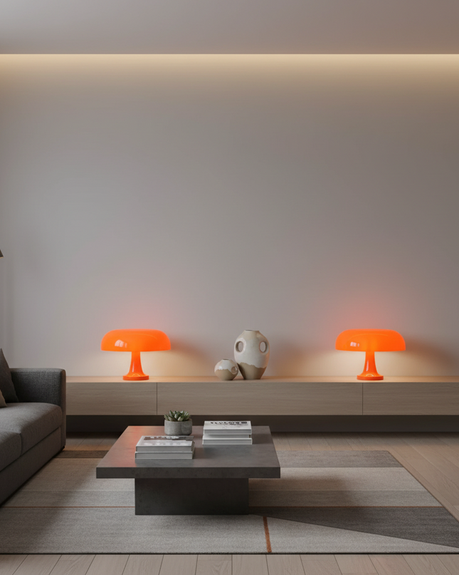 LED Mushroom Table Lamp with Touch Control