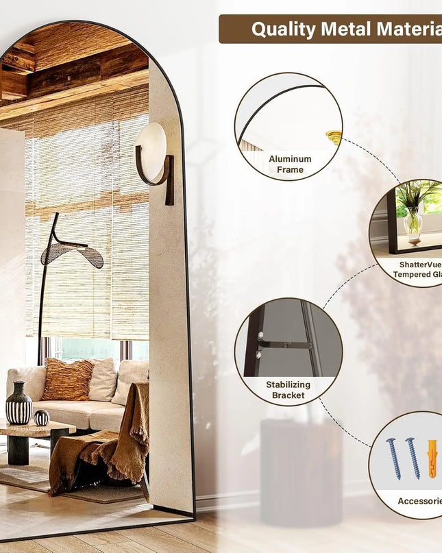 arched-floor-mirror-metal-frame-details