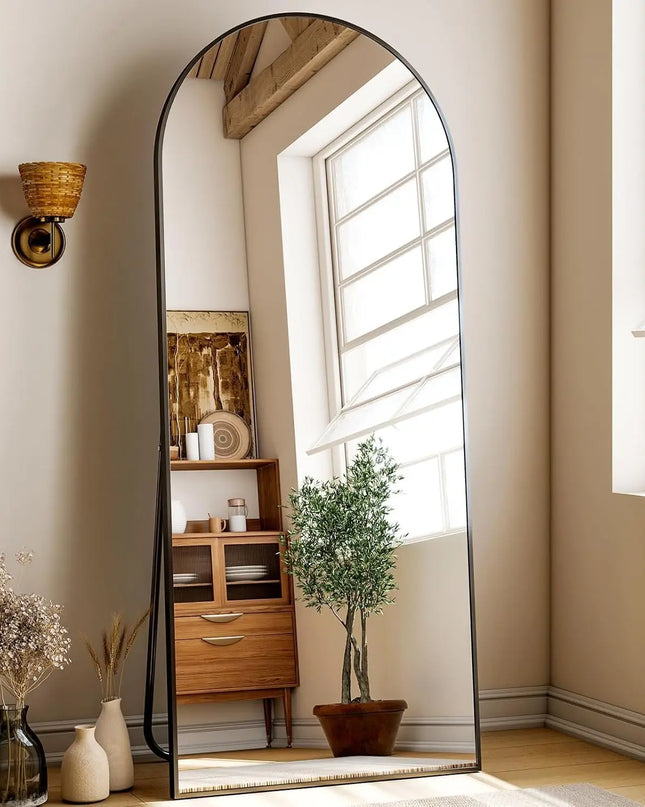 arched-full-length-mirror-entryway-styling